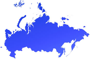 outline map of Russia