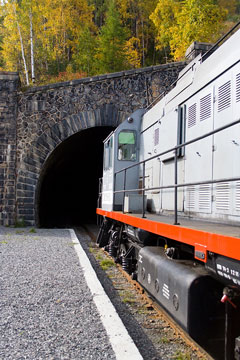 trans-siberian railway tunnel - siberia, russia